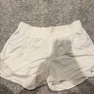 Women's white Lululemon Shorts